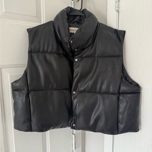 Black Puffer Vest